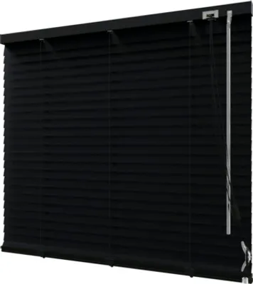 Produktbild von SOLUNA DIM-OUT Alu-Jalousie schwarz 100x130 cm, mit 20% mehr Lamellen zur besseren Verdunkelung