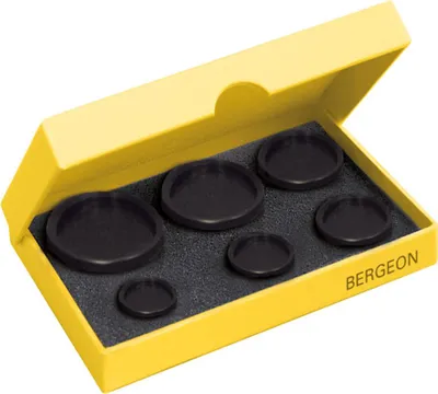 Image de Ensemble de 5 Pilage POM Ronds Bergeon N 6527-5CP-XL pour presses N 6173 et