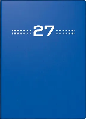 Produktbild von rido Taschenkalender Mod. perfect/Technik I 2027 | A6, Kunststoff, blau