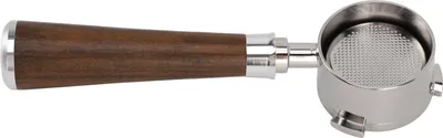 Porte-filtre Sans Fond De 58 Mm, Porte-filtre à Expresso En Alliage D' Aluminium Avec Poignée En Bois, Porte-filtre à Café à 2 Oreilles Pour ExpobarRancilio CASADIO (E Cercle