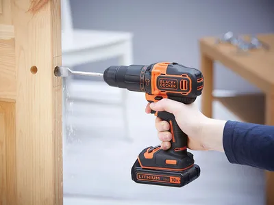 Image de Black & Decker BDCHD18K perceuse-visseuse sans fil