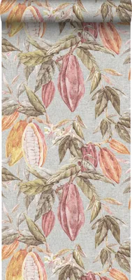 Zdjęcie produktu dla Sanders & Sanders Tapeta owoc szaro zielonym,szarymIterakota 53 cm x 10 m