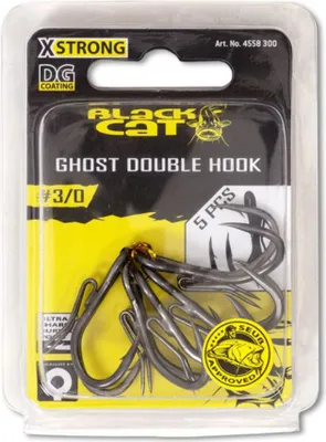 Obrázok produktu pre Black Cat dvojháčik Ghost Double Hook DG 5ks 4/0