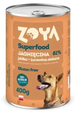 Image de ZOYA Superfood Aliment humide pour chiens à base d'agneau 6x400g