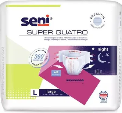 Produktbild von Seni Super Quatro Inkontinenzslip L 6X10 St