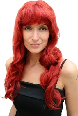 Produktbild von WIG ME UP Perücke ROT Lang Wellig Hollywood Diva PW0193-135