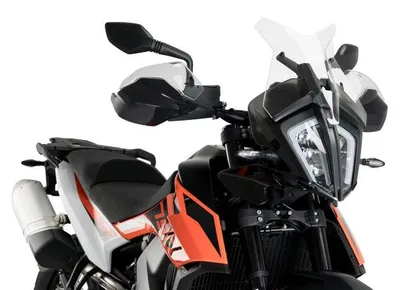 Produktbild von Windschild Puig Sportscheibe 366 x 348 mm mit ABE für KTM 890 Adventure R Rally, 790 Adventure R, 790 Adventure Bj. 2019 - 2025