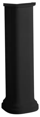 Produktbild von WALDORF Keramik-Säule für Waschtische 60,80cm, schwarz matt