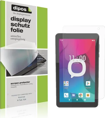 Immagine prodotto di 2x Pellicola Protettiva per Konrow K-Tab 704 Protezione Schermo Antiriflesso dipos