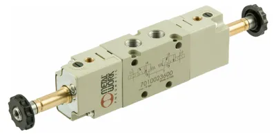 Produktbild von Riegler 2x3/2-Wegeventil, elektropmatisch, monostabil, G 1/8, NO