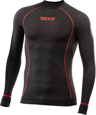 Produktbild von SIXS Koszulka funkcyjna z długim rękawem Blazefit TS2W czarno-czerwona Rozmiar: XL/XXL