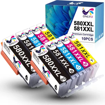 Produktbild von ONLYU 580 581 XXL Druckerpatronen Kompatibel für Canon 580 581 Patronen