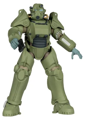 Produktbild von Mcfarlane Toys Fallout T-45 Military Armor Figur Grün  Grün One Size, KI-generiertes Bild