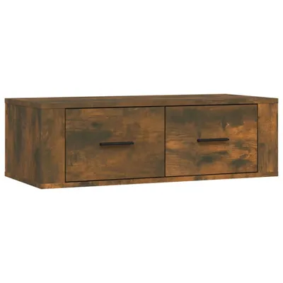 Obrázek produktu pro vidaXL TV nástěnná skříňka kouřový dub 80x36x25 cm výrobek ze dřeva