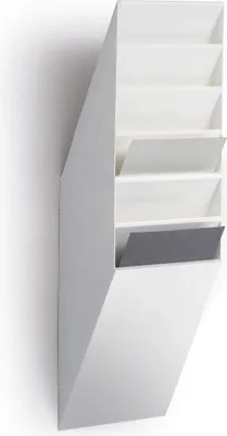 Produktbild von DURABLE Prospektspender FLEXIBOXX 6 A4 hoch 6 St., weiß