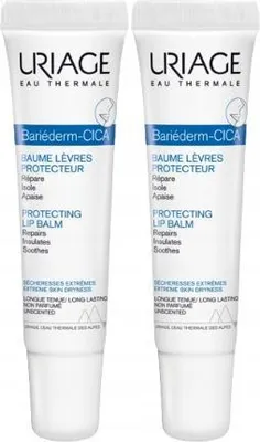 Immagine prodotto di Uriage Bariederm balsamo per le labbra - protezione intensiva per labbra screpolate e screpolate, 2 x 15 ml