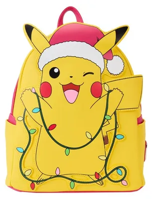 Obrázek produktu pro Batoh Loungefly s motivem Pokémon Pikachu, vánoční edice