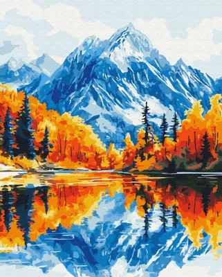 Obrázok produktu pre Malowanie po numerach Brushme 40x50 cm - Jesień w górach
