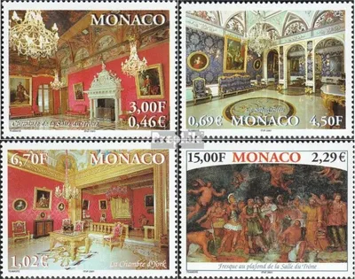 Produktbild von Briefmarken Monaco 2001 Mi 2562-2565 (kompl.Ausg.) postfrisch Fürstenpalast