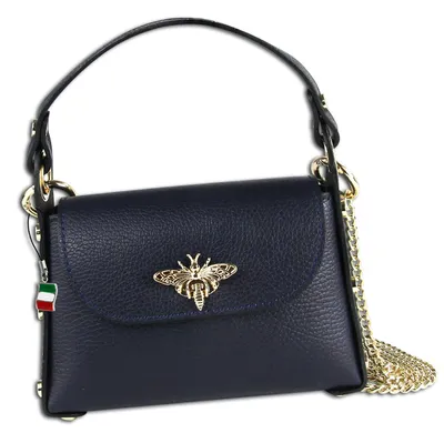 Immagine prodotto di Florence borsa a tracolla in pelle blu scuro OTF817B