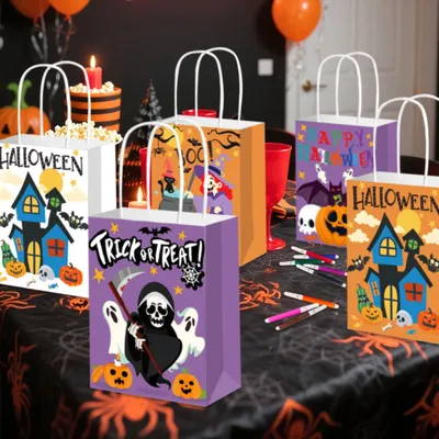 Obrázok produktu pre 12 darčekových vrecúšok na Halloween pre deti