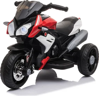 Produktbild von FCH 6V 7Ah Elektro Kindermotorrad Kinderfahrzeug Elektro-Dreirad 88 x 42 x 53cm Rot
