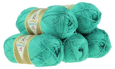 Produktbild von 5 x 100g Strickgarn ALIZE DIVA - Häkelgarn Wolle Sommer Stricken Häkeln