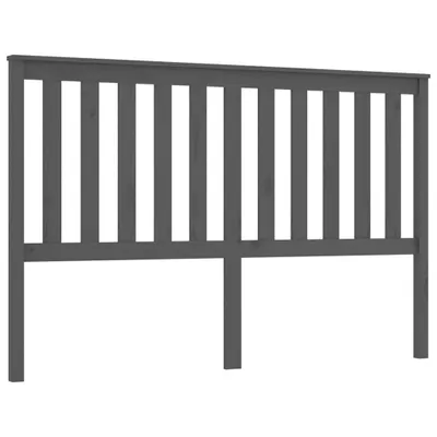 Obrázok produktu pre vidaXL Čelo postele sivé 166x6x101 cm Masívne borovicové drevo