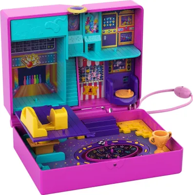 Produktbild von Polly Pocket Spielparadies Schatulle, Set inkl. 2 Figuren & Zubehör