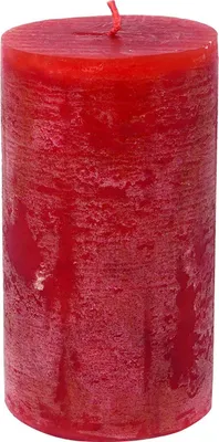 Produktbild von Stumpenkerze rot 10 x Ø 6 cm