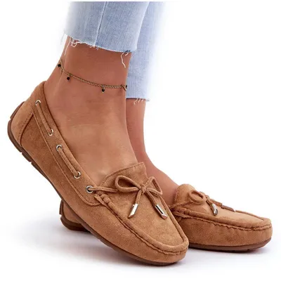 Produktbild von Damen Wildleder Mokassins Camel Si Passione 38
