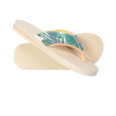 Immagine prodotto di Animal - Infradito da donna "Swish", floreale, materiale riciclato MW921 (37 EU) (Beige/Verde)