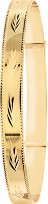 Produktbild von Modischer 9 Karat (375) Gold Damen - Erweiterbar Armreif - 6mm; TRS20537