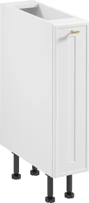 Produktbild von Apothekerschrank 20 x 87 x 52 cm Küchenschrank ohne Arbeitsplatte, Sorento D20C Weiß