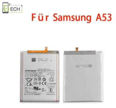 Produktbild von Für Samsung Galaxy A53 5G A536B Akku Battery Batterie EB-BA336ABY 5000mAh Ho...