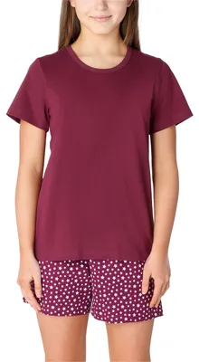 Image de Pyjama pour fille Merry Style MS10-265 (bordeaux/étoiles, 158)