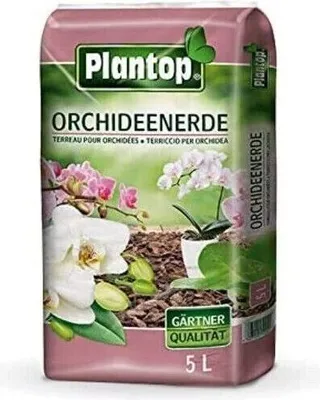 Produktbild von Plantop Orchideenerde 5 l torffrei vorgedüngt, beugt Staunässe & Wurzelfäulnis vor