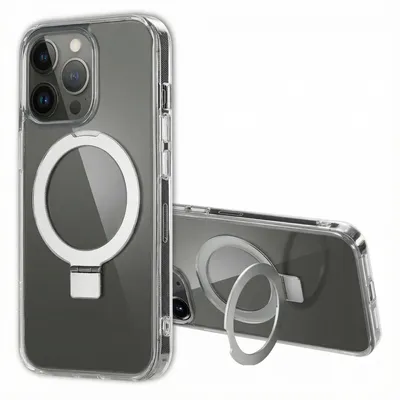 Imagen del producto de Funda con anillo y soporte con MagSafe para Apple iPhone 13 Pro Max - Transparente