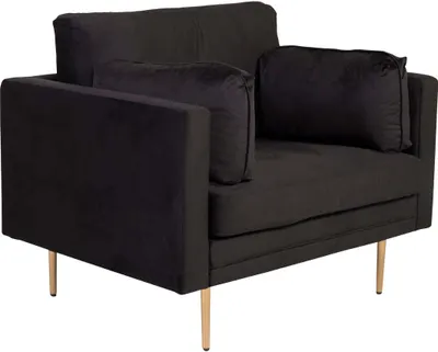 Imagen del producto de Sillón FURNLUX Boom, color y dorado. 110 cm de alto. Color principal: . Dimensiones: 110 x 90 x 88 cm