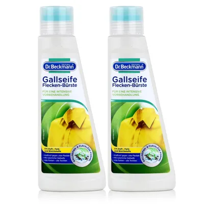 Produktbild von 2x Dr. Beckmann Gallseife Flecken-Bürste 250 ml - Alle Farben - alle Textilien
