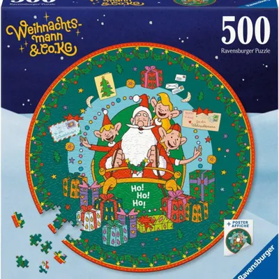 Immagine prodotto di Puzzle per adulti da 500 pezzi - Babbo Natale & Co.KG
