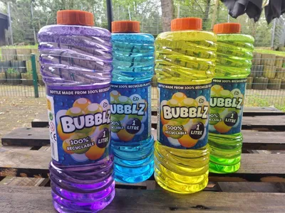 Produktbild von Seifenblasen Nachfüllflasche 1l. verschiedene Farben