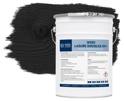 Image de Wixx Lasure Douglas UV+ - Noir - 1L