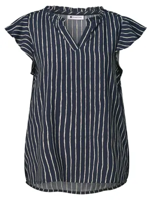 Produktbild von LTD QR Splitneck blousetop w v 27915 darkest blue Größe 40