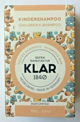 Produktbild von Klar´s festes Shampoo für Kinder und empfindliche Kopfhaut Parfümfrei 100 g