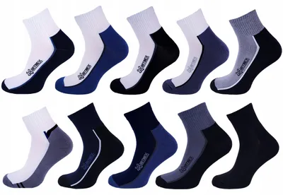 Produktbild von Martinex Herren Sportsocken Baumwolle Halbfrottee 10 Paar