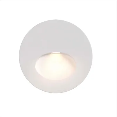 Image de Luminaire encastré LED, aluminium, noir, IP65, D 7 cm