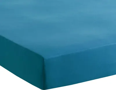 Produktbild von Traumschlaf Feinjersey Kinder-Baby Spannbetttuch 70x140 cm blau