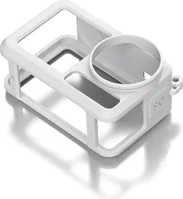 Produktbild von Für DJI Action 5 Pro / 4 / 3 Kamera Silikon Schutzhülle mit Linsenschutz Weiß