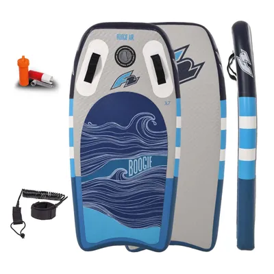 Produktbild von F2 Inflatable Body Board Boogie Board Air mit Leash 3,7 Blau